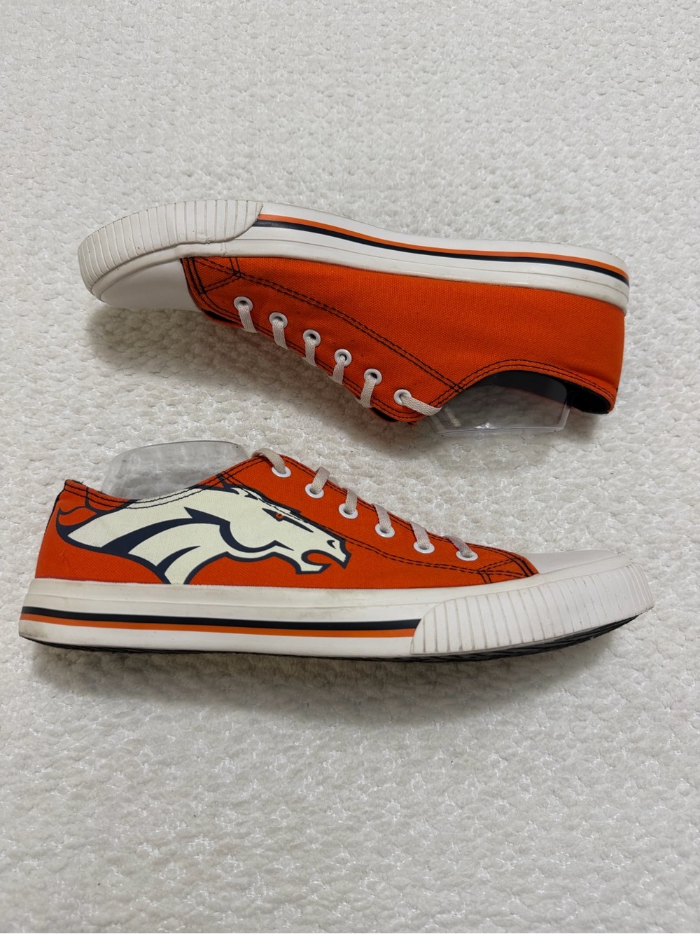 Denver Broncos NFL Foco Brand Low Top Canvas Sneakers Men's Size 11